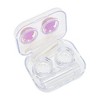 Unique Bargains Integrated Rabbit Contact Lens Case Purple 1 Set - 3 of 4