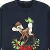 Men's - Disney - Christmas Botanical Butterfly Graphic Fleece Sweatshirt - 2 of 4