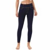 BLUEMING Womens Jeggings High Waist Tummy Control Jean Leggings Casual Stretch Denim with Pockets - 4 of 4