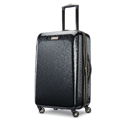American Tourister Belle Voyage Hardside Medium Checked Spinner Suitcase - Black