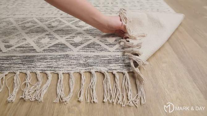 Mark & Day Anzio Woven Indoor Area Rugs Charcoal, 2 of 9, play video