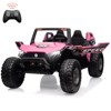 24V 2 Seaters Ride On UTV Car with Remote Control for Kids, 4WD Motors Electric Vehicle - 2 of 4