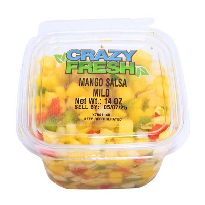 Crazy Fresh Salsa Mango - 14oz