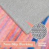 Living Room Area Rugs,Washable Rugs,Abstract Art Rugs,Colorful Floor Rugs,Low Pile Non-Slip Easy Care,Modern Decorative Rugs - 4 of 4