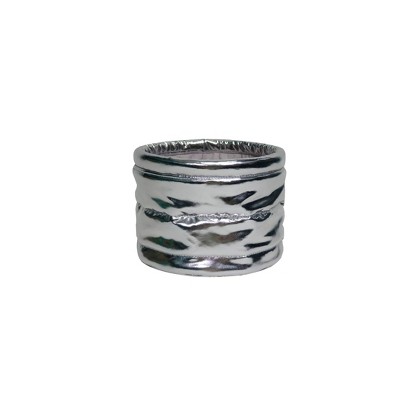 SoHome Round Pop Up Decorative Storage Basket Silver
