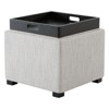 Spruce&Spring Storage Stool Ottoman - 4 of 4