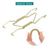 Unique Bargains Brass Invisible Design Decorative Universal Wall Plate Hanger 1 Set - 4 of 4