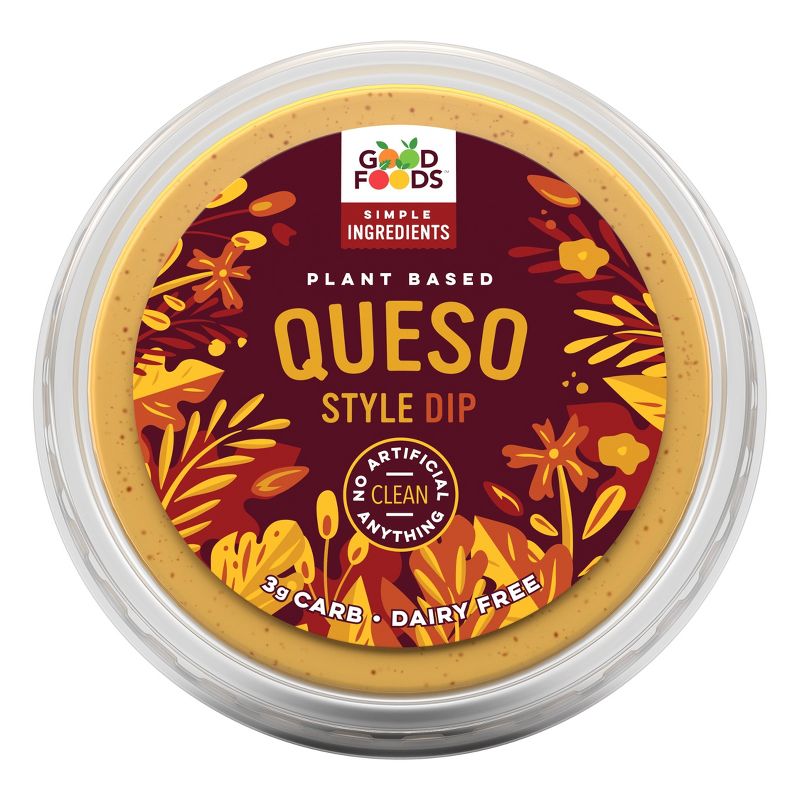 Good Foods Plant Based Queso Style Dip - 8oz, 1 of 11