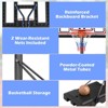 Safstar 7.4-10 FT Basketball Hoop Outdoor System w/ 44 Inch Shatterproof PC Backboard - 4 of 4