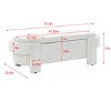 Airsurfer Linen Fabric Upholstered Bench with Large Storage Space for the Living Room, Entryway and Bedroom( 51.5''x20.5''x17'' ) - 3 of 4