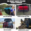 Mockins 48"x18"x6" 2-in-1 Hitch Cargo Carrier Basket and Hitch Bench Set with 15 Cu.Ft. Cargo Bag - 4 of 4