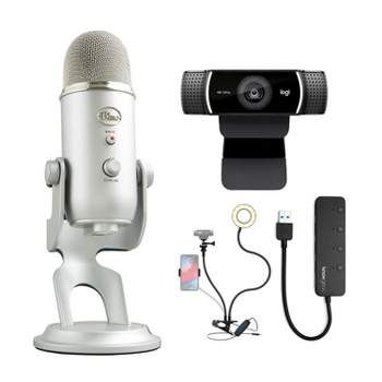 Blue Microphone Yeti Usb Mic With Knox Headphones And Pop Filter Bundle  (silver) : Target