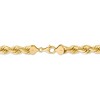 Black Bow Jewelry Men's 8mm, 14k Yellow Gold, Diamond Cut Rope Chain Bracelet, 9 Inch - 3 of 4