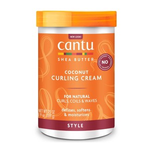 Cantu Natural Hair Coconut Curling Cream with Shea Butter - 1 of 4