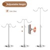 Unique Bargains Stainless Steel Home Retail Store Adjustable Clutch Purse Display Stands 2 Pcs - 3 of 4