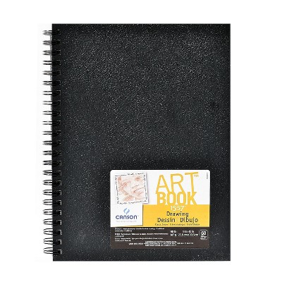 Canson Art Book 9" x 12" Wire Bound Drawing Sketch Book 60 Sheets/Book (60531)