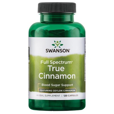 Swanson True Cinnamon - Full Spectrum 300 mg 120 Capsules