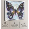 Art Remedy On Her Way Colorful buterfly and flowers wall art Framed - 3 of 4