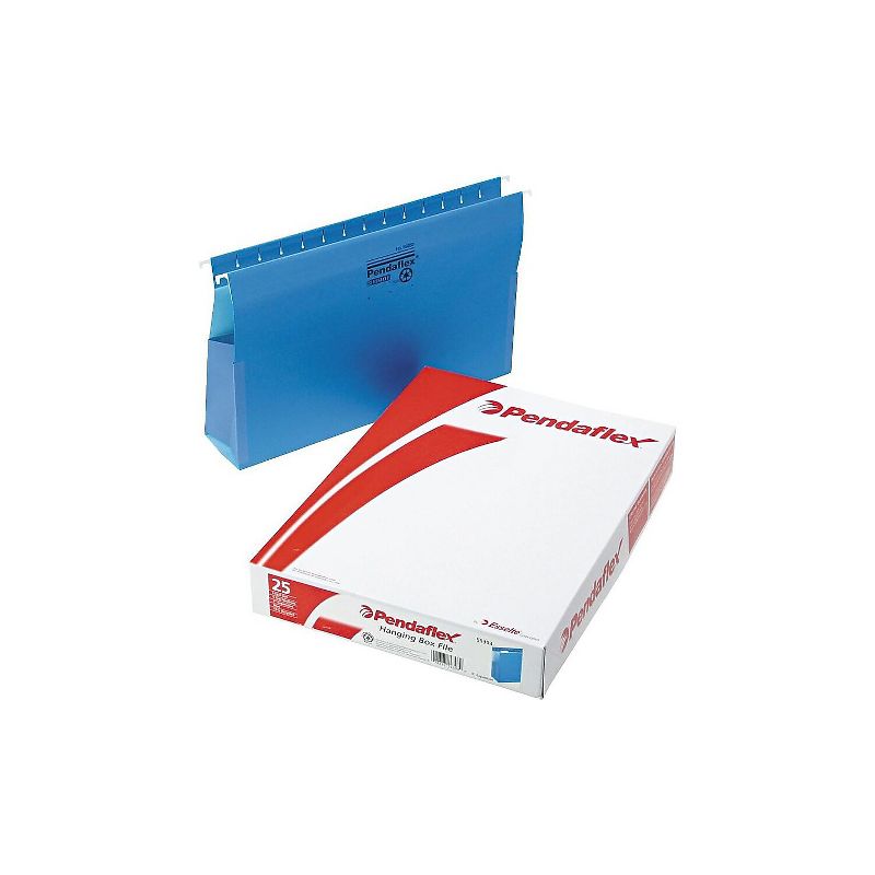 Pendaflex SureHook Reinforced Hanging Box Files 3" Expansion Legal Blue 25/Box 59303, 2 of 3