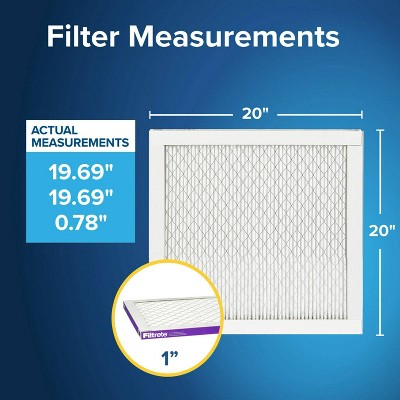 Filtrete 20x20x1 Allergen Bacteria Virus Air Filter