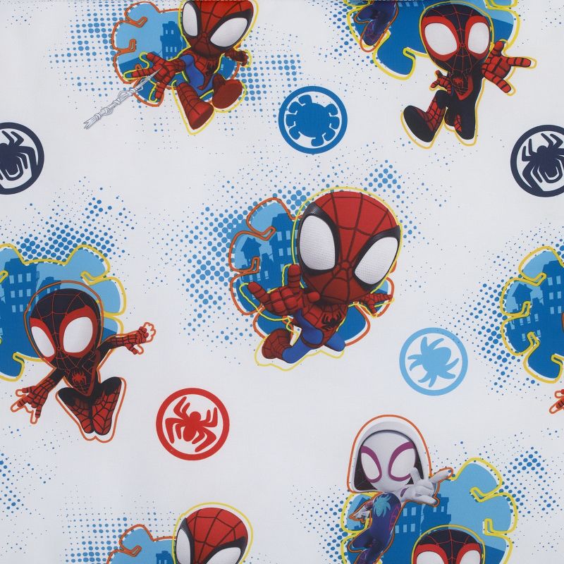 Marvel Spidey and his Amazing Friends Spidey Team Red, White, and Blue Deluxe Easy Fold Toddler Nap Mat, 5 of 6