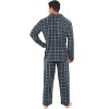 ADR Men's Pajamas Set, Soft Plush Fleece Pajamas Man, Pajamas PJs Set - 2 of 4