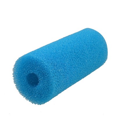 Unique Bargains Reusable Round Filter Sponge Sky Blue for Aquarium Fish Tank