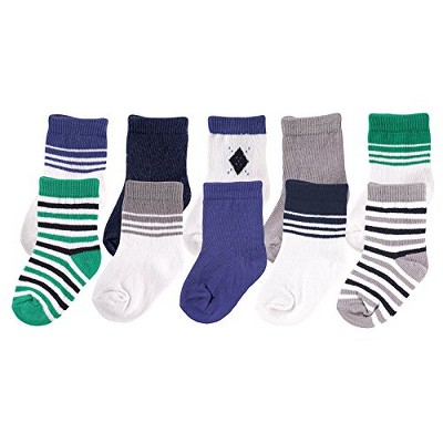 Luvable Friends Baby Boy Socks Giftset, Boy, 0-9 Months