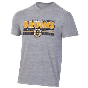 NHL Boston Bruins Men's Short Sleeve Tri-Blend T-Shirt