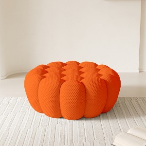 WJSHome Bubble Couch Ottoman,42.52'' Oversized Bubble Sofa Chair, 3D Honeycomb Modern Curved Couches for Living Room, Office, Apartment - 1 of 4