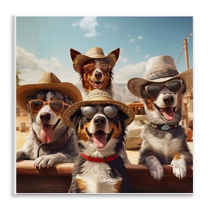 Stupell Industries Southwestern Cowboy Dogs Wall Plaque Art - 1 of 4