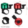 Unique Bargains Aluminum Loud Crisp Clear Sound Mini Bicycle Bells 2 Pcs - 2 of 4