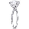 EVERLY JEWELRY  |   10K White Gold 4 CT DEW Created Moissanite-White Fashion Ring - 2 of 4