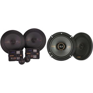 Kicker 51KSS6704 KS-Series 6.75" Component system with 1" tweeters w/ 51KSC6504 6.5" Coaxial Bundle - 1 of 4