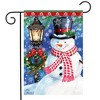 Briarwood Lane Garden Flag 12x18 For Outdoor Snow Country Snowman Winter For Winter Garden Flag Flags For Outside - 2 of 4