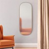 HomeRoots 47" Gold Oval Framed Full Length Hanging Mirror - 2 of 4