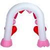 Gemmy Airblown Inflatable Archway Heart, 9.5 ft Tall, Red - 4 of 4