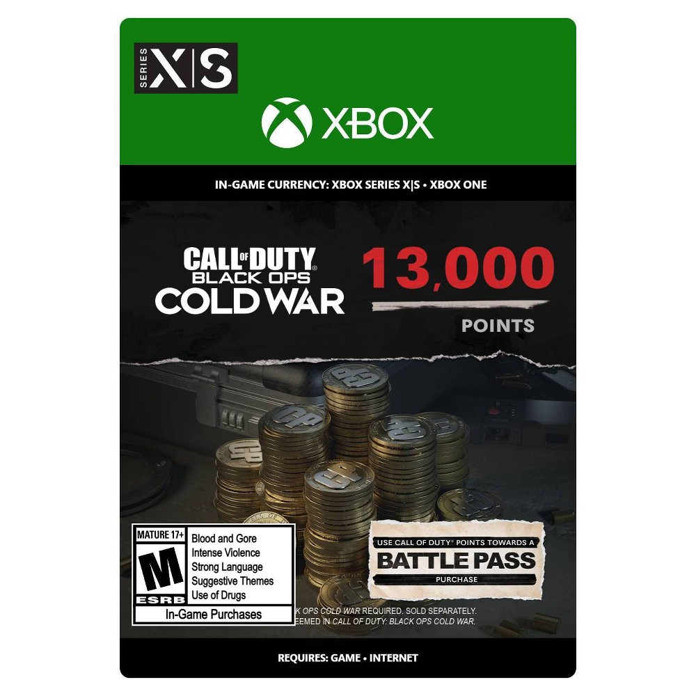 Photos - Game Call of Duty: Black Ops Cold War 13,000 Points - Xbox Series X|S/Xbox One