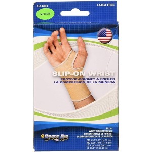 Sportaid Slip-On Wrist Brace Medium Beige - 1 of 2
