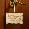 Pavilion Gift Company - Love - 3" x 2" Hanging Plaque - Wall Sign Panels - 2 of 4