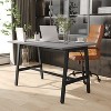 Emma and Oliver 48x30 Dining or Gaming Table with Double Sided Laminate Table Top and Heavy Duty A-Frame Steel Base - 2 of 4