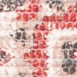 beige/red