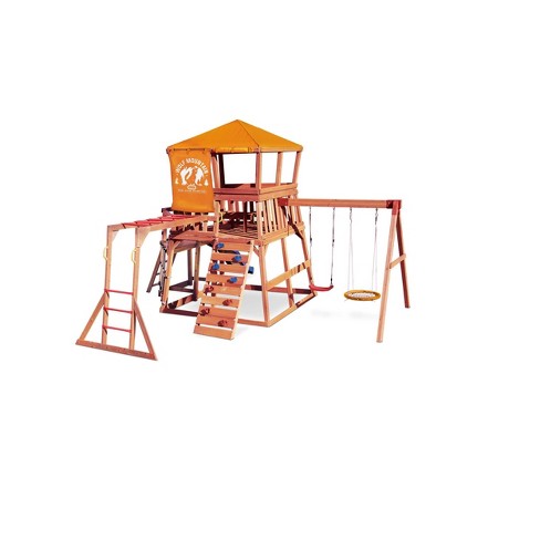 Little Tikes Real Wood Adventures Wolf, Wooden Outdoor Playsets