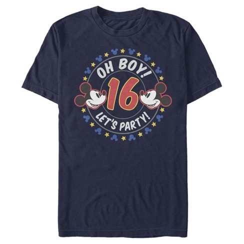 Men's Mickey & Friends 16th Birthday Let's Party T-shirt : Target