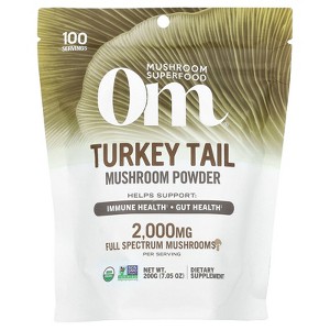 Om Mushrooms Turkey Tail, Mushroom Powder, 7.05 oz (200 g) - 1 of 2