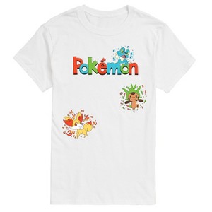 Men's - Pokémon - Chespin, Fennekin, Froakie Short Sleeve Graphic T-Shirt - 1 of 3