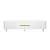 78.7'' TV Stand,Minimalist TV Stand With 4 Spacious Cabinets For 85 Inch TV,Modern Media Console,TV Stand For Living Room-Cuddlewood - 3 of 4