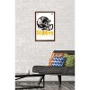 Trends International NFL Pittsburgh Steelers - Drip Helmet 20 Framed Wall Poster Prints - 2 of 4