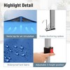 10’ x 10’ Outdoor Pop-Up Canopy Tent - Portable Sun Shelter for Camping & Events (Blue) - 3 of 4