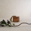 Natural Acacia Wood & Jute Salt Cellar - Foreside Home & Garden - 2 of 4